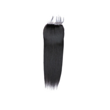 Load image into Gallery viewer, CLOSURES: 5x5 Transparent Straight Lace Closure
