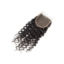 Load image into Gallery viewer, CLOSURES: 5x5 Transparent Deep Wave Lace Closure
